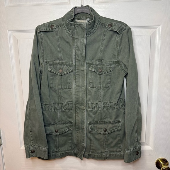 Levi’s San Francisco Women’s Olive Green Military Style Jacket Size Small GUC - Picture 1 of 9